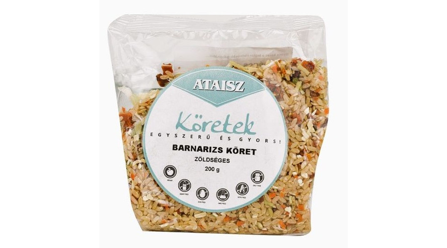 ATAISZ Barnarizs köret Zöldséges 200 g ATAISZ Barnarizs köret Zöldséges 200 g