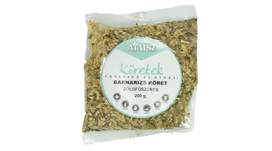 ATAISZ Barnarizs köret Zöldfűszeres 200 g ATAISZ Barnarizs köret Zöldfűszeres 200 g