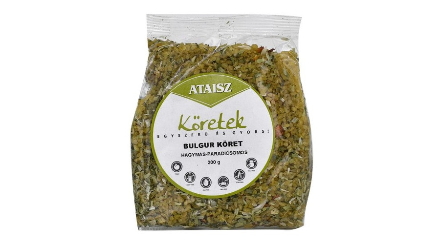 ATAISZ Barna bulgur köret hagymás-paradicsomos 200 g ATAISZ Barna bulgur köret hagymás-paradicsomos 200 g