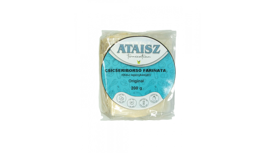 ATAISZ Csicseriborsó farinata olasz lepénykenyér original 200 g ATAISZ Csicseriborsó farinata olasz lepénykenyér original 200 g