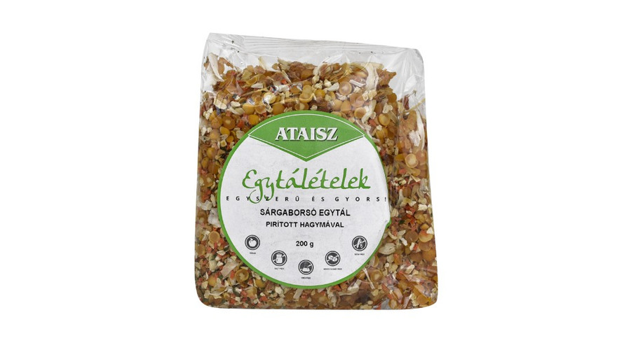ATAISZ Sárgaborsó egytál pirított hagymával és vegyes zöldségekkel 200 g