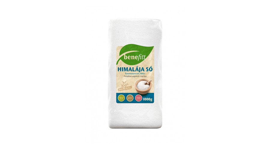BENEFITT Himalája só fehér finomszemcsés 1000 g