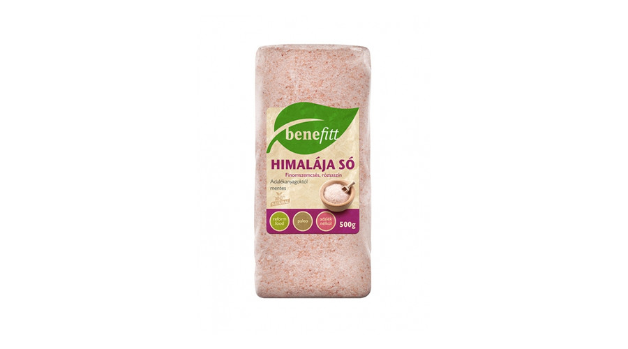 BENEFITT Himalája só rózsaszín finomszemcsés 500 g BENEFITT Himalája só rózsaszín finomszemcsés 500 g