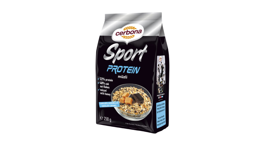 Cerbona Sport protein müzli csokis-karamellás 250 g