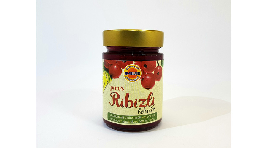 DIA-WELLNESS Pirosribizli lekvár 380 g DIA-WELLNESS Pirosribizli lekvár 380 g