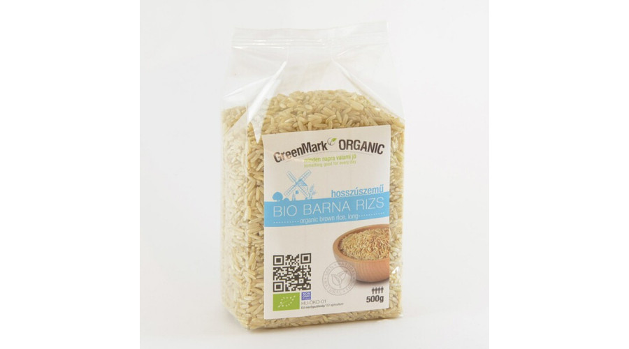GREENMARK Bio Barna rizs hosszúszemű 500 g