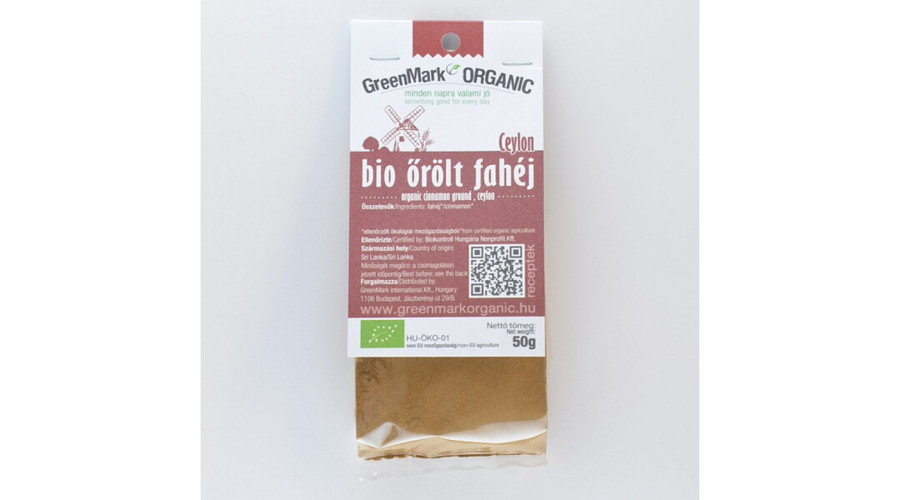 GREENMARK Bio Őrölt fahéj 50 g GREENMARK Bio Őrölt fahéj 50 g