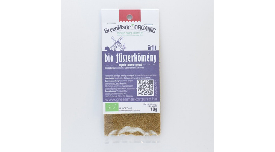 GREENMARK Bio Fűszerkömény őrölt 10 g GREENMARK Bio Fűszerkömény őrölt 10 g