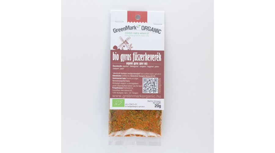 GREENMARK Bio Gyros fűszerkeverék 20 g