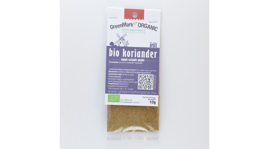 GREENMARK Bio Koriander őrölt 10 g GREENMARK Bio Koriander őrölt 10 g