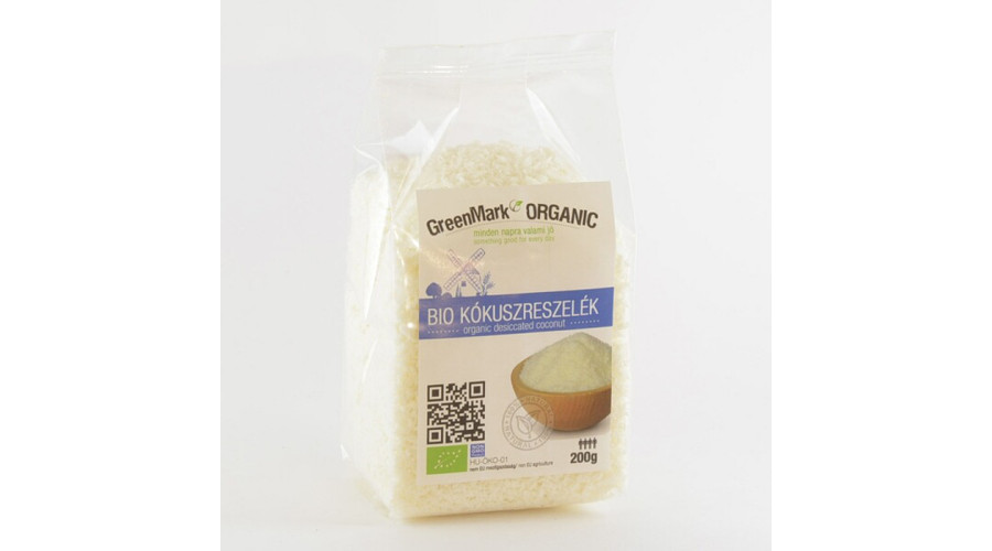 GREENMARK Bio Kókuszreszelék 200 g GREENMARK Bio Kókuszreszelék 200 g