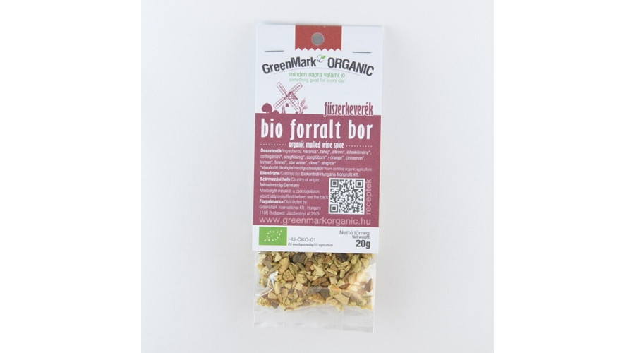 GREENMARK Forralt bor fűszerkeverék 20 g GREENMARK Forralt bor fűszerkeverék 20 g