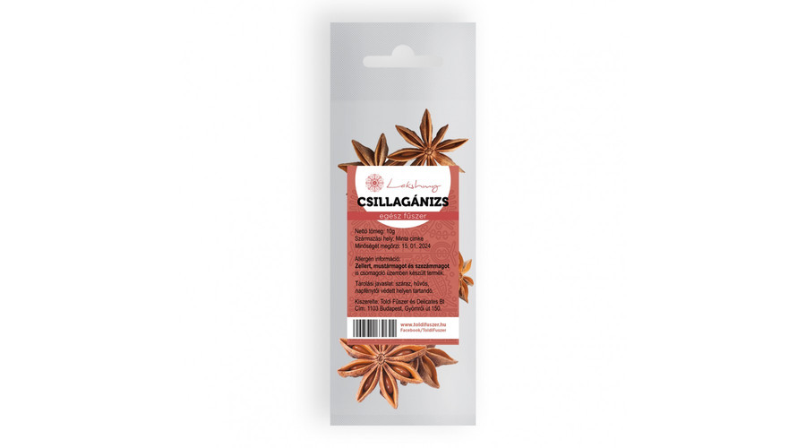 LAKSHMY Csillagánizs egész 10 g LAKSHMY Csillagánizs egész 10 g