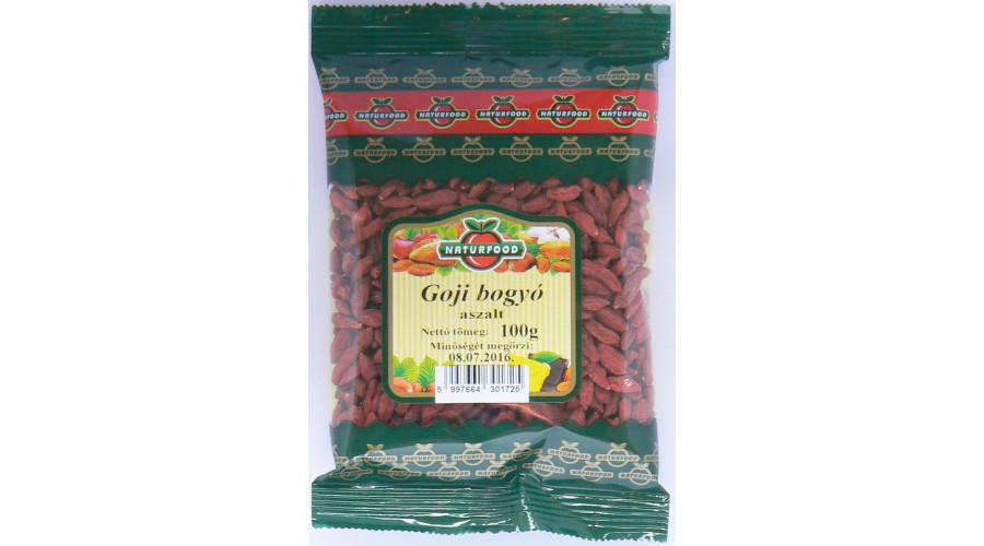 NATURFOOD Aszalt goji bogyó 100 g NATURFOOD Aszalt goji bogyó 100 g