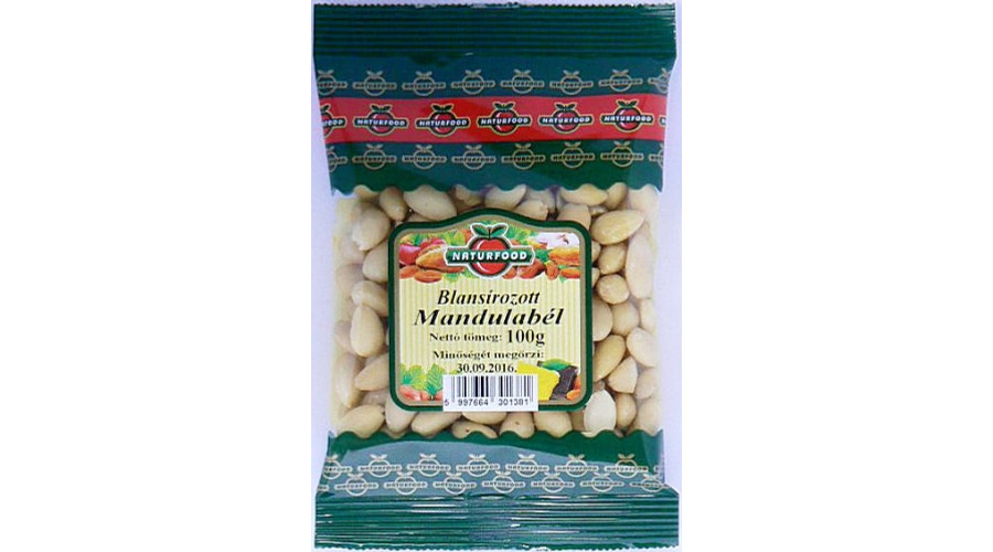 NATURFOOD Blansírozott Mandulabél 100 g