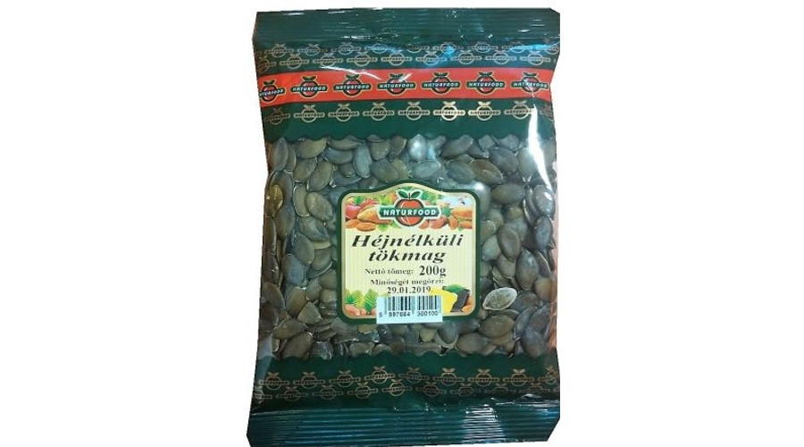 NATURFOOD Héjnélküli tökmag 200 g