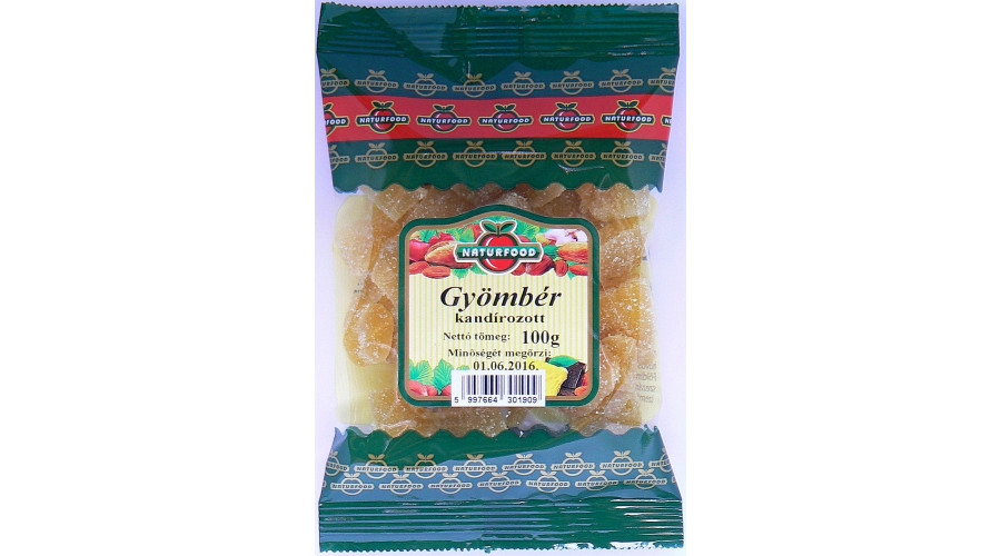 NATURFOOD Kandírozott gyömbér 100 g