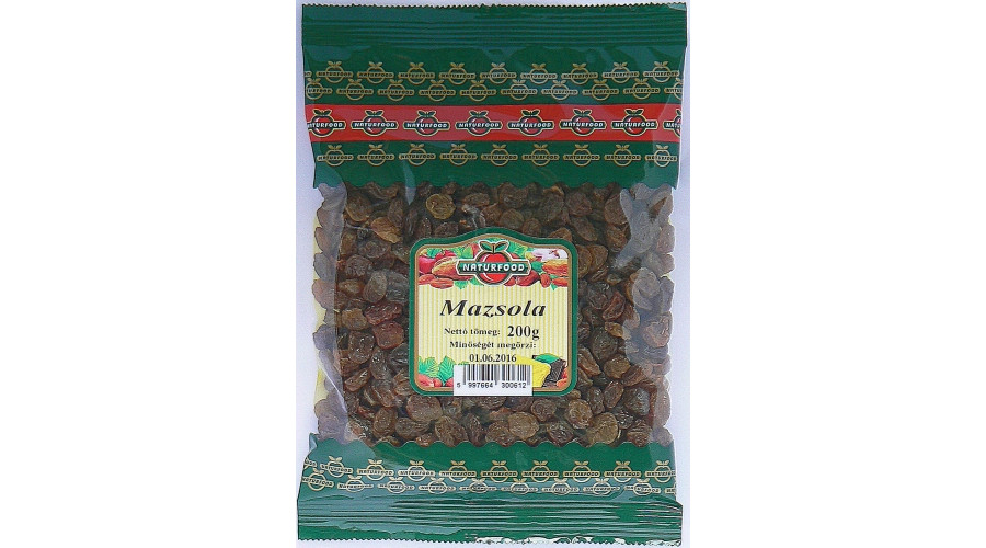 NATURFOOD Mazsola 200 g