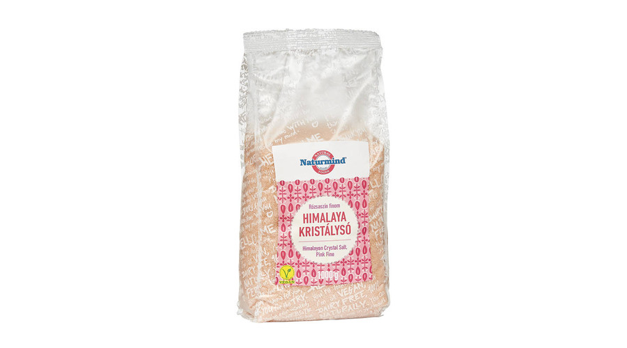 NATURMIND Himalaya só rózsaszín finomszemcsés 1000 g NATURMIND Himalaya só rózsaszín finomszemcsés 1000 g