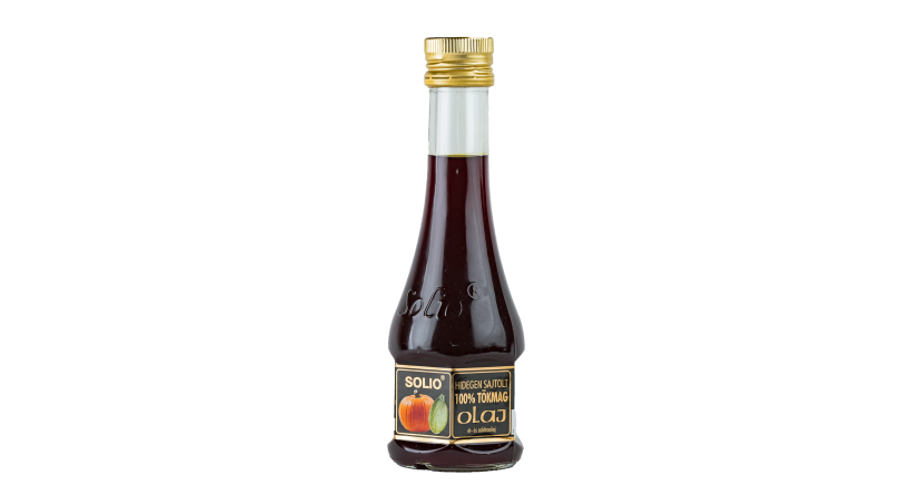 SOLIO Hidegen sajtolt héjnélküli tökmagolaj 200 ml SOLIO Hidegen sajtolt héjnélküli tökmagolaj 200 ml