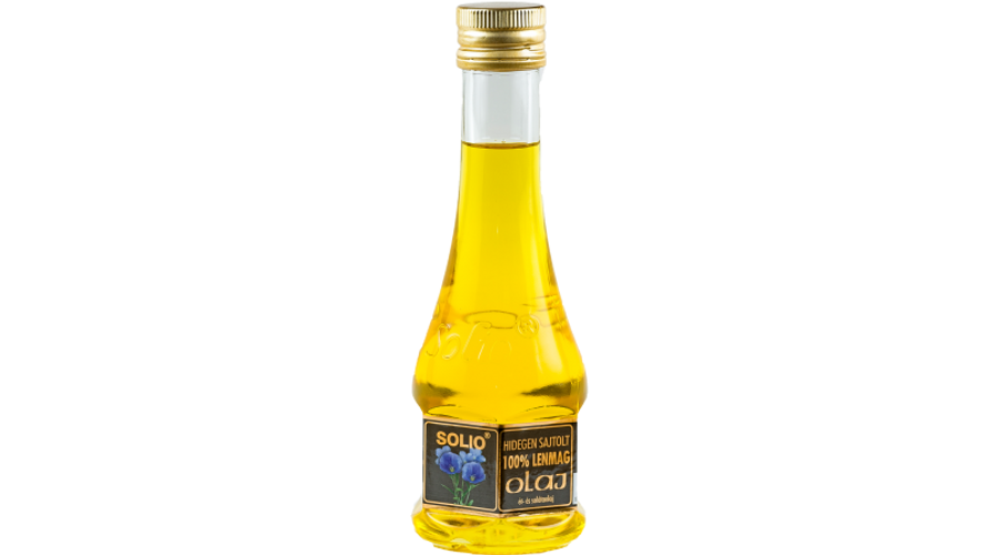 SOLIO Hidegen sajtolt lenmag olaj 200 ml