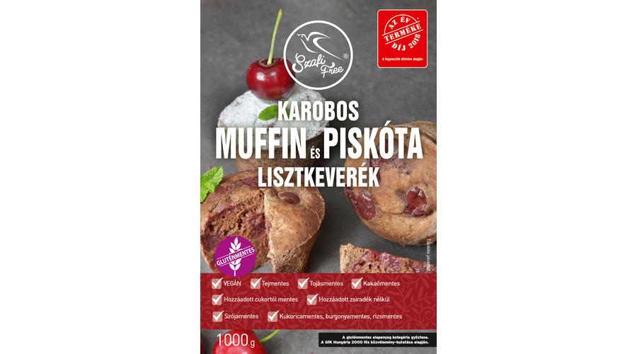 SZAFI FREE Karobos Muffin és piskóta Lisztkeverék 1000 g SZAFI FREE Karobos Muffin és piskóta Lisztkeverék 1000 g
