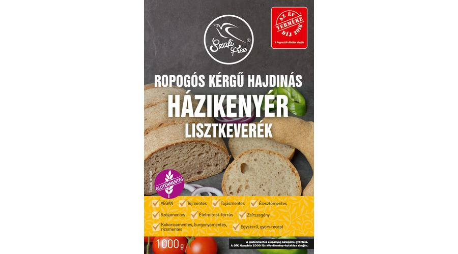 SZAFI FREE Ropogós kérgű házikenyér Lisztkeverék 1000 g SZAFI FREE Ropogós kérgű házikenyér Lisztkeverék 1000 g