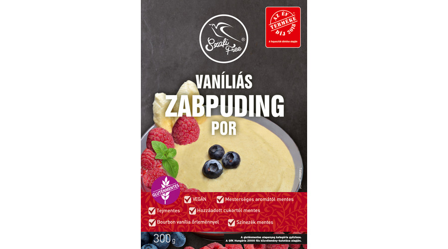 SZAFI FREE Zabpuding por Vaníliás 300 g SZAFI FREE Zabpuding por Vaníliás 300 g