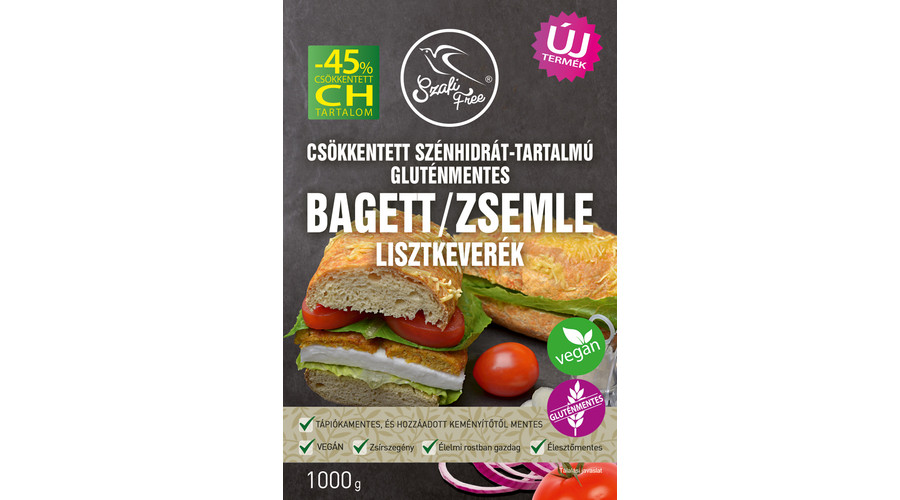SZAFI FREE Gluténmentes bagett lisztkeverék 1000 g SZAFI FREE Gluténmentes bagett lisztkeverék 1000 g