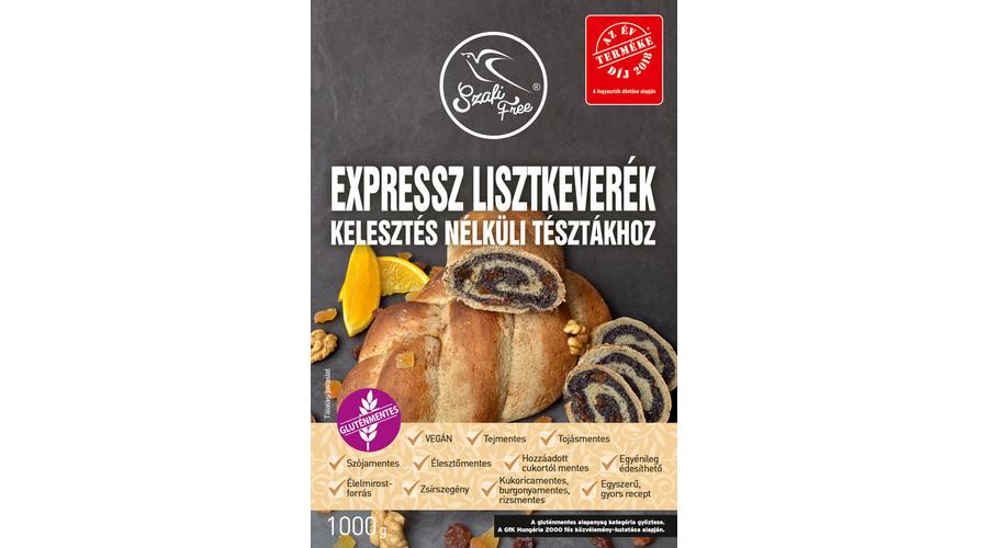 SZAFI FREE Expressz Lisztkeverék Kelesztés nélküli tésztához 1000 g SZAFI FREE Expressz Lisztkeverék Kelesztés nélküli tésztához 1000 g