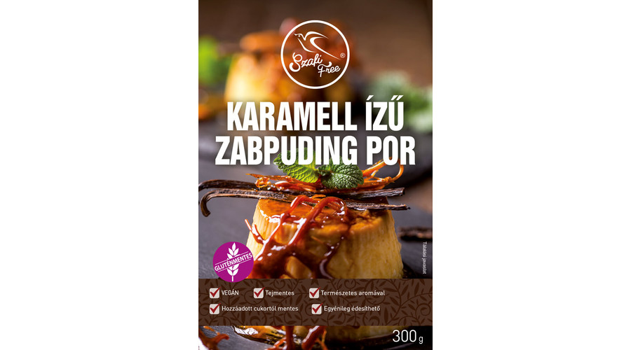 SZAFI FREE Zabpuding por Karamellás 300 g