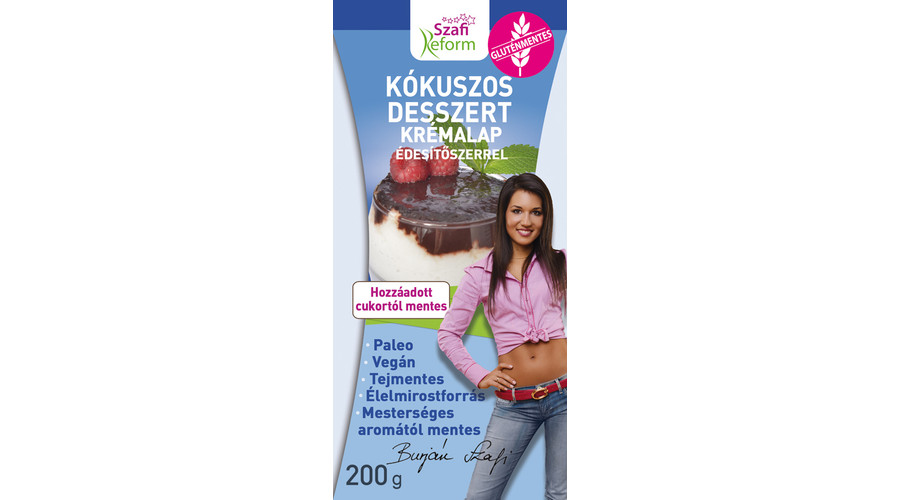 SZAFI REFORM Kókuszos desszert krémalap 200 g