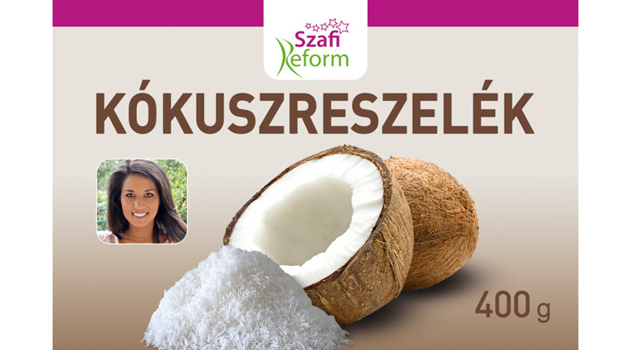 SZAFI REFORM Kókuszreszelék 400 g SZAFI REFORM Kókuszreszelék 400 g