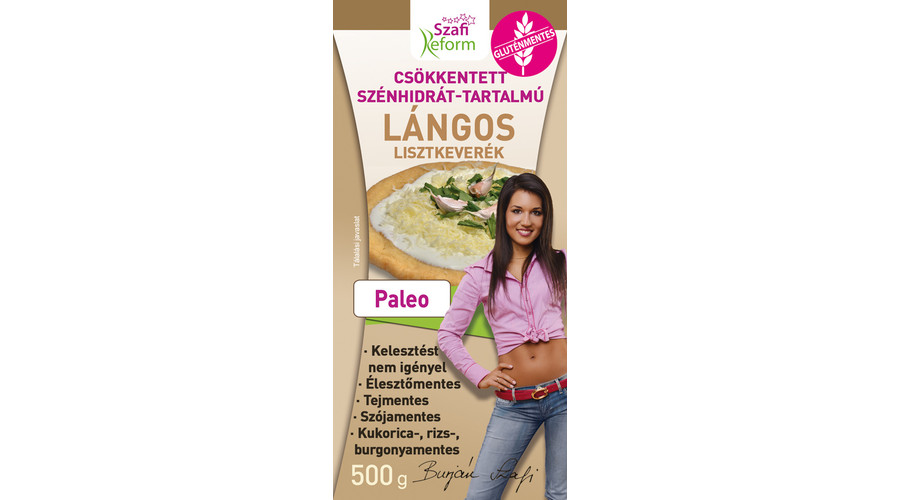SZAFI REFORM Lángos Lisztkeverék Szénhidrát csökkentett 500 g SZAFI REFORM Lángos Lisztkeverék Szénhidrát csökkentett 500 g