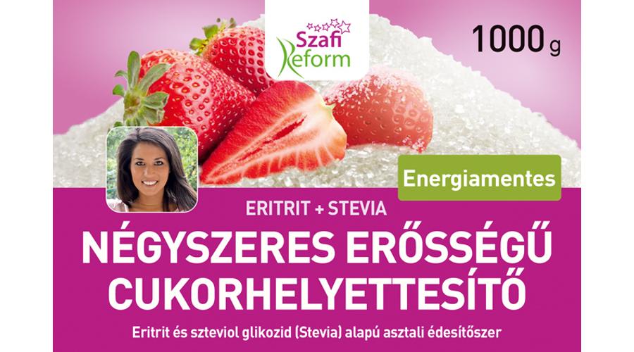 SZAFI REFORM Négyszeres erősségű természetes édesítő 1000 g SZAFI REFORM Négyszeres erősségű természetes édesítő 1000 g