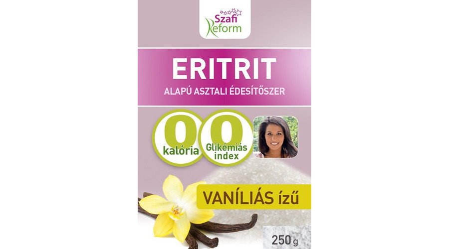SZAFI REFORM Eritrit vaníliás 250 g SZAFI REFORM Eritrit vaníliás 250 g