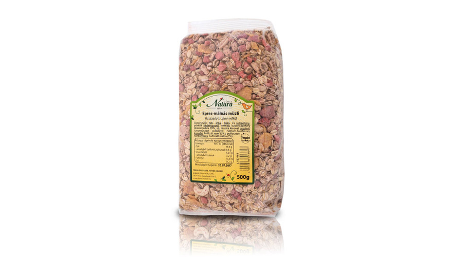 NATURA Müzli epres-málnás 500 g