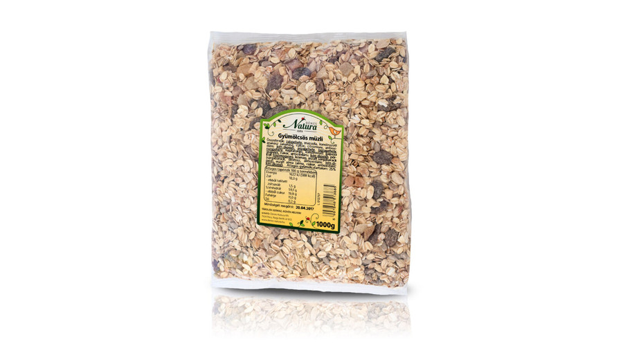 NATURA Müzli gyümölcsös 1000 g NATURA Müzli gyümölcsös 1000 g