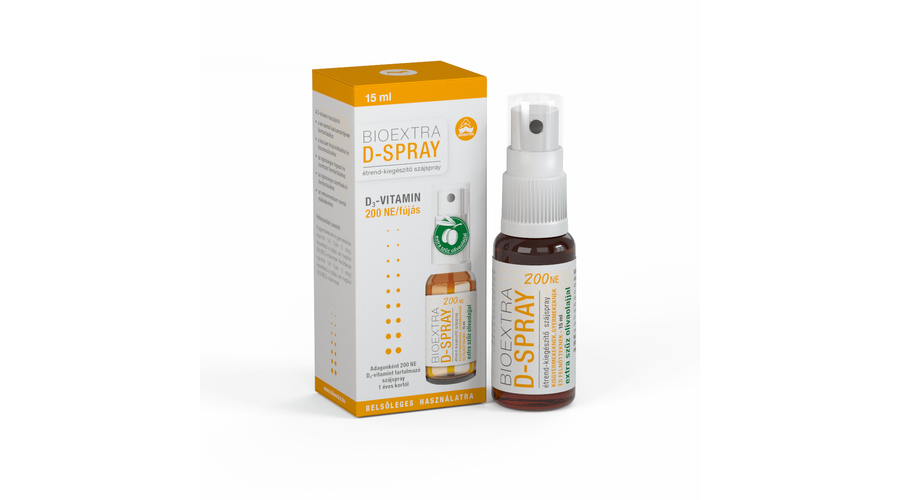 BIOEXTRA D-Spray 200 NE D3-vitamin szájspray gyerekeknek 15 ml