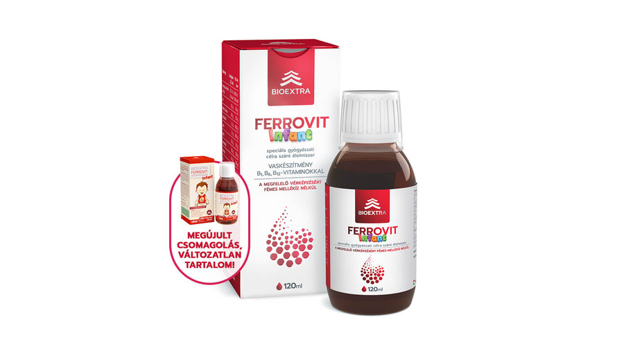 BIOEXTRA Ferrovit Infant csecsemők vaspótlására 120 ml BIOEXTRA Ferrovit Infant csecsemők vaspótlására 120 ml