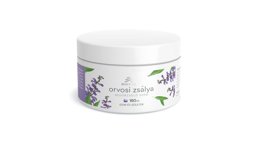 BIOEXTRA Orvosi zsálya bedörzsölő krém 180 ml