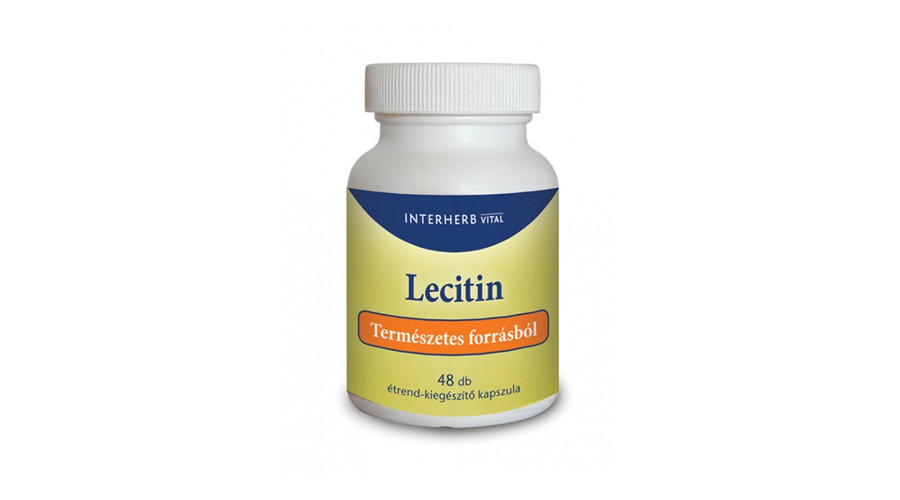 INTERHERB Lecitin lágyzselatin kapszula 48 db INTERHERB Lecitin lágyzselatin kapszula 48 db