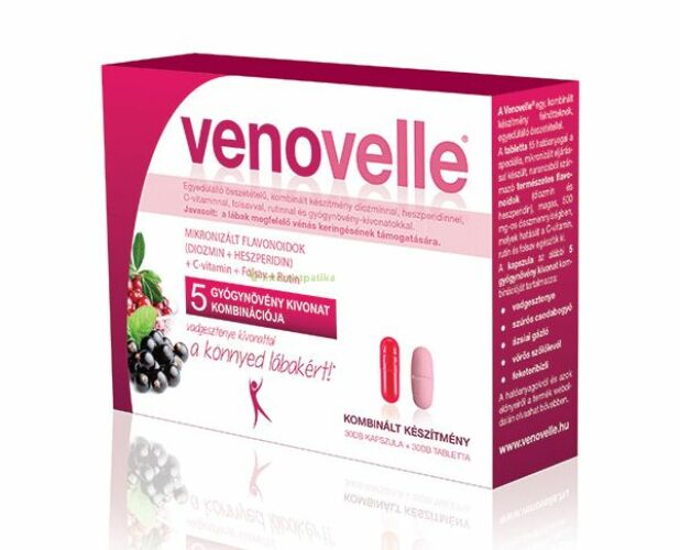 Venovelle 5 - Visszér elleni kapszula+tabletta 60 db