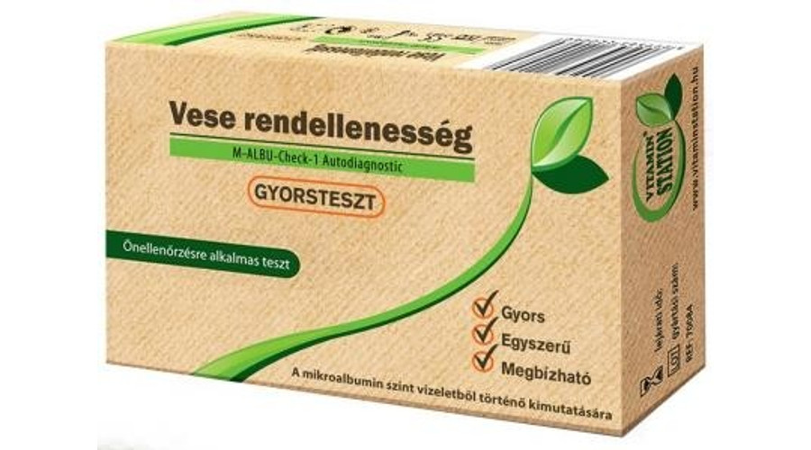Vitamin Station Vese rendellenesség gyorsteszt Vitamin Station Vese rendellenesség gyorsteszt