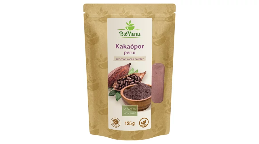 BIO MENÜ Bio Perui kakaópor 125 g