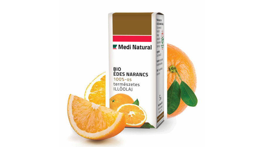 MEDINATURAL Bio Illóolaj 100%-os Édes narancs 5 ml MEDINATURAL Bio Illóolaj 100%-os Édes narancs 5 ml