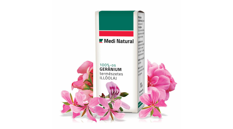 MEDINATURAL Illóolaj 100%-os geránium 10 ml
