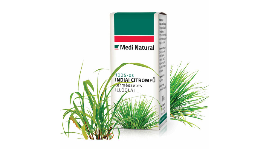 MEDINATURAL illóolaj 100%-os indiai citromfű 10 ml