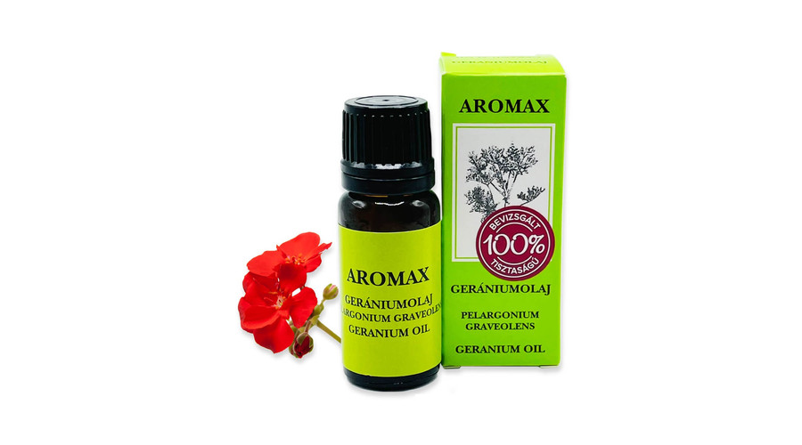 AROMAX Geránium illóolaj 10 ml AROMAX Geránium illóolaj 10 ml