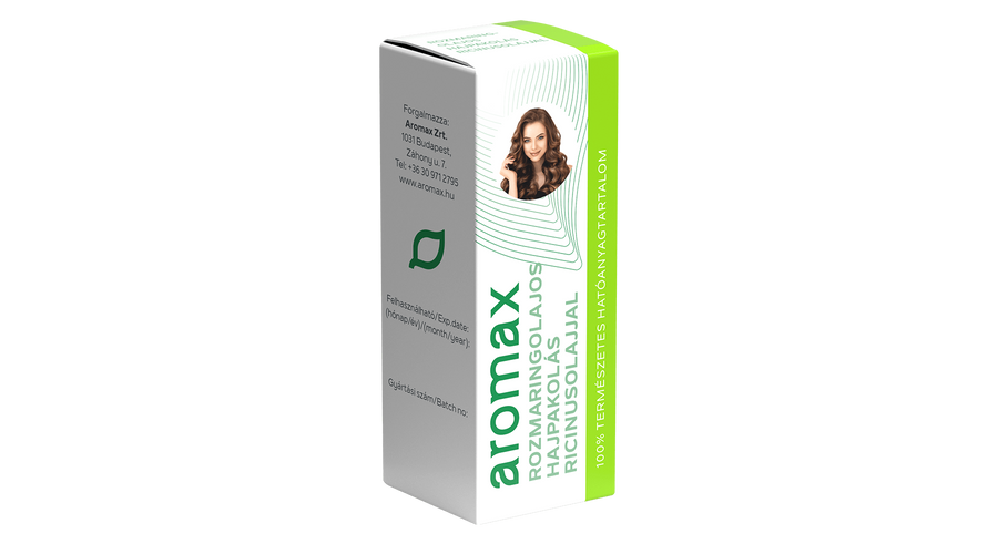 AROMAX Rozmaringolajos hajpakolás ricinusolajjal 100 ml
